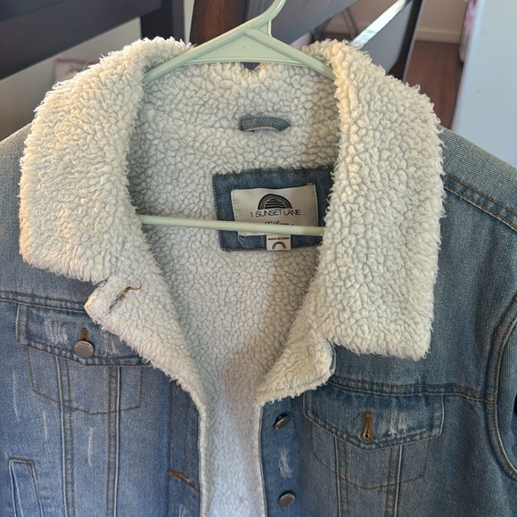 Jean fuzzy jacket - Picture 2 of 3